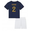 Frankrike Benjamin Pavard #2 Hjemmedraktsett Barn VM 2022 Kortermet (+ korte bukser)